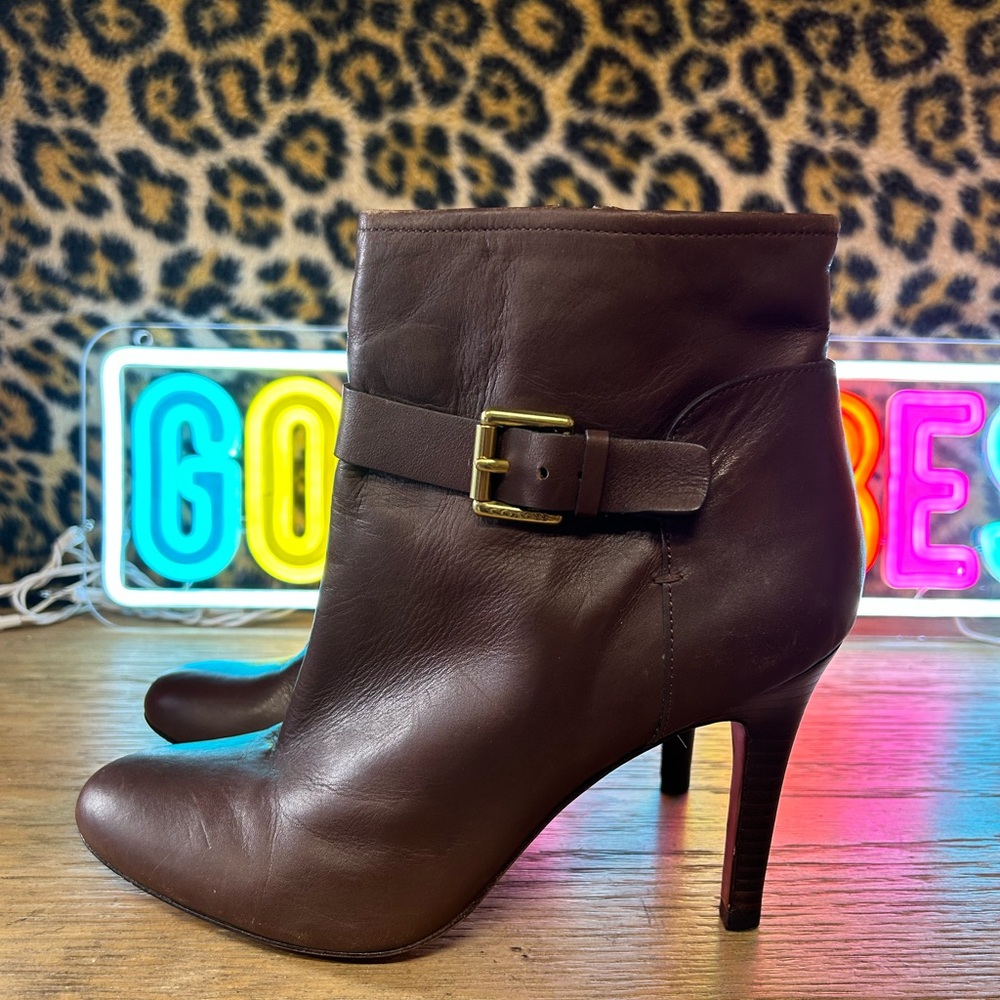 Coach booties 9.5